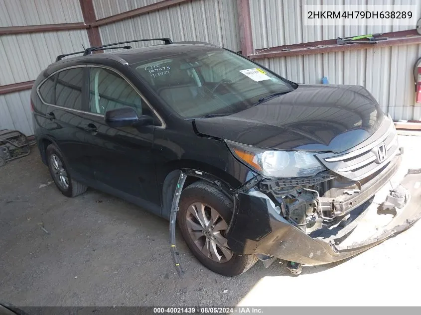 2013 Honda Cr-V Ex-L VIN: 2HKRM4H79DH638289 Lot: 40021439