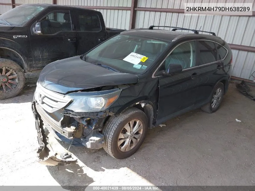 2HKRM4H79DH638289 2013 Honda Cr-V Ex-L