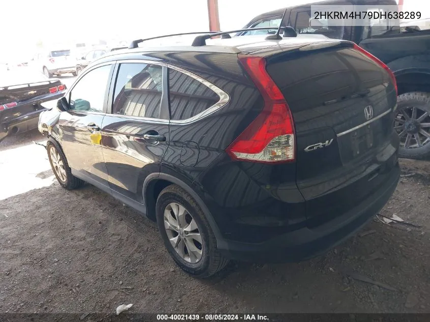 2013 Honda Cr-V Ex-L VIN: 2HKRM4H79DH638289 Lot: 40021439