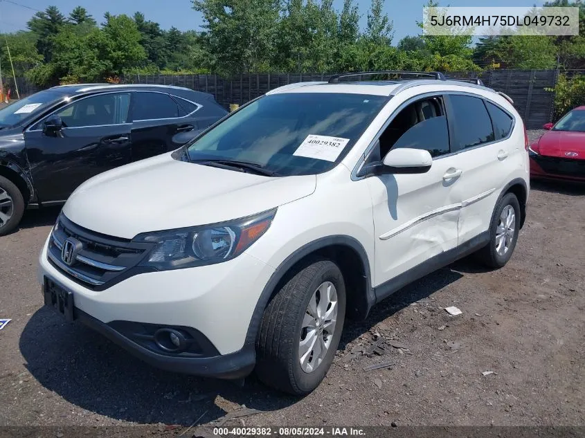 2013 Honda Cr-V Ex-L VIN: 5J6RM4H75DL049732 Lot: 40029382