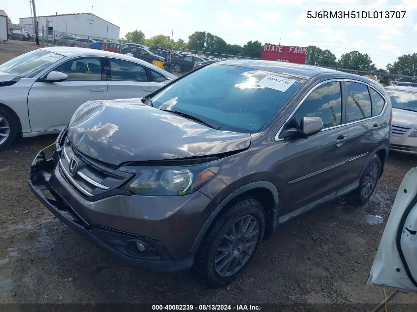 2013 Honda Cr-V Ex VIN: 5J6RM3H51DL013707 Lot: 40082239