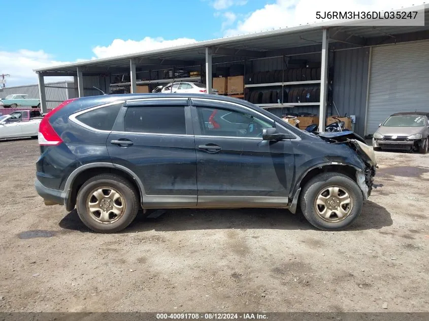 5J6RM3H36DL035247 2013 Honda Cr-V Lx