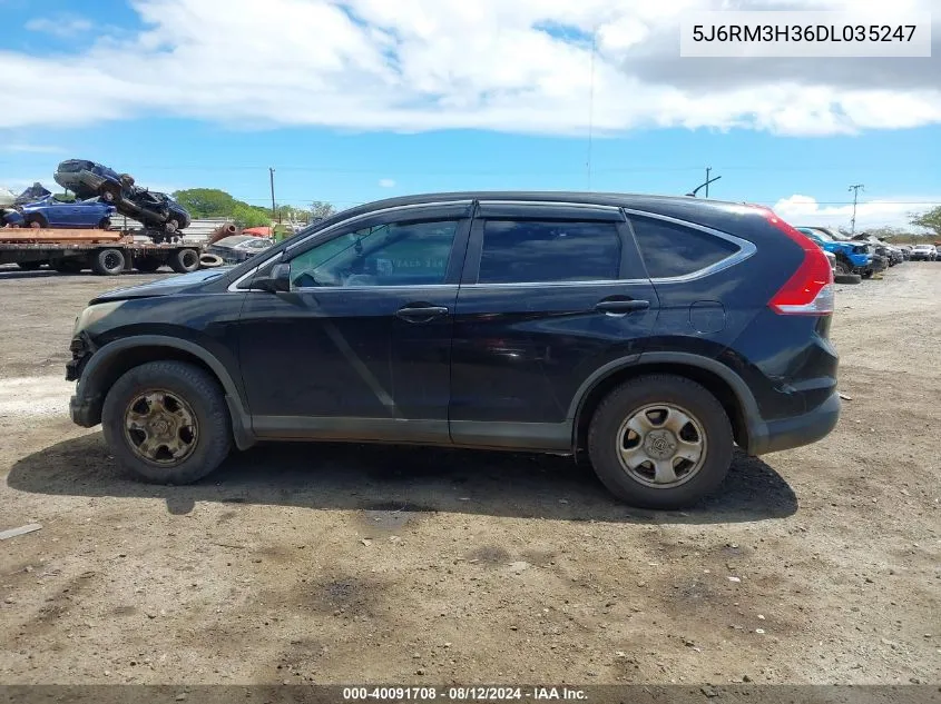 5J6RM3H36DL035247 2013 Honda Cr-V Lx