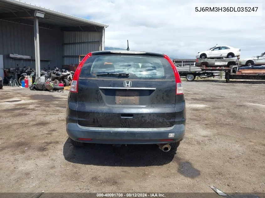 5J6RM3H36DL035247 2013 Honda Cr-V Lx