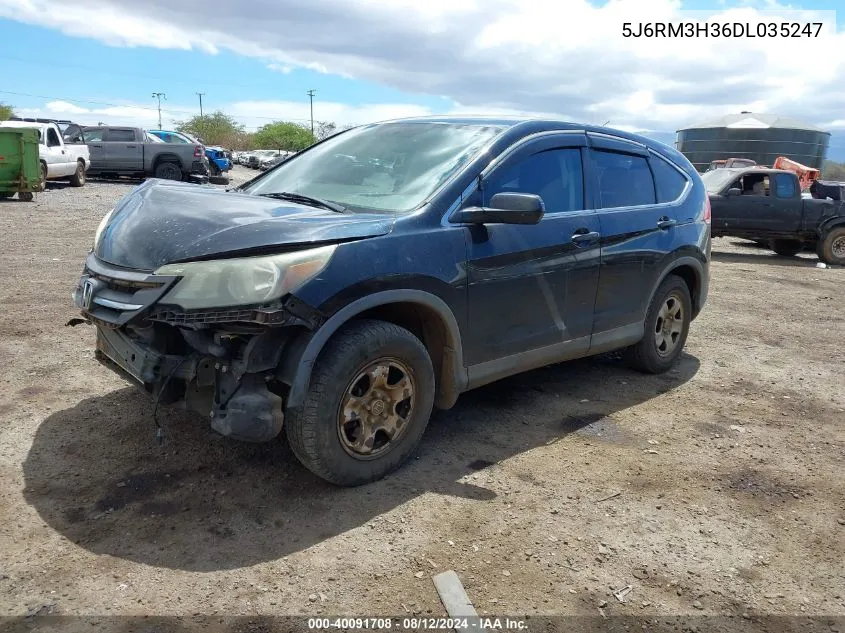 5J6RM3H36DL035247 2013 Honda Cr-V Lx