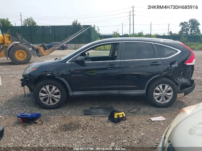 2HKRM4H73DH685916 2013 Honda Cr-V Ex-L