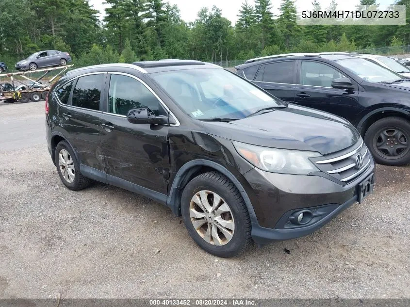 2013 Honda Cr-V Ex-L VIN: 5J6RM4H71DL072733 Lot: 40133452