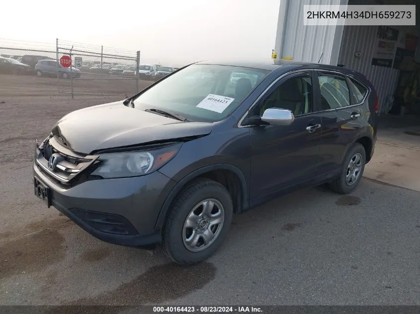 2013 Honda Cr-V Lx VIN: 2HKRM4H34DH659273 Lot: 40164423