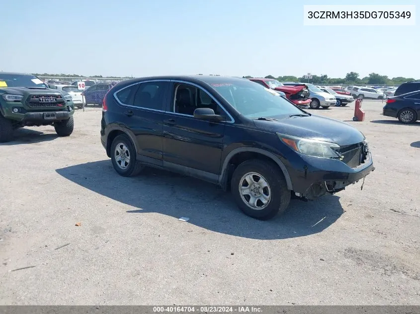 2013 Honda Cr-V Lx VIN: 3CZRM3H35DG705349 Lot: 40164704