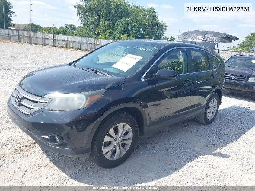 2013 Honda Cr-V Ex VIN: 2HKRM4H5XDH622861 Lot: 40169484