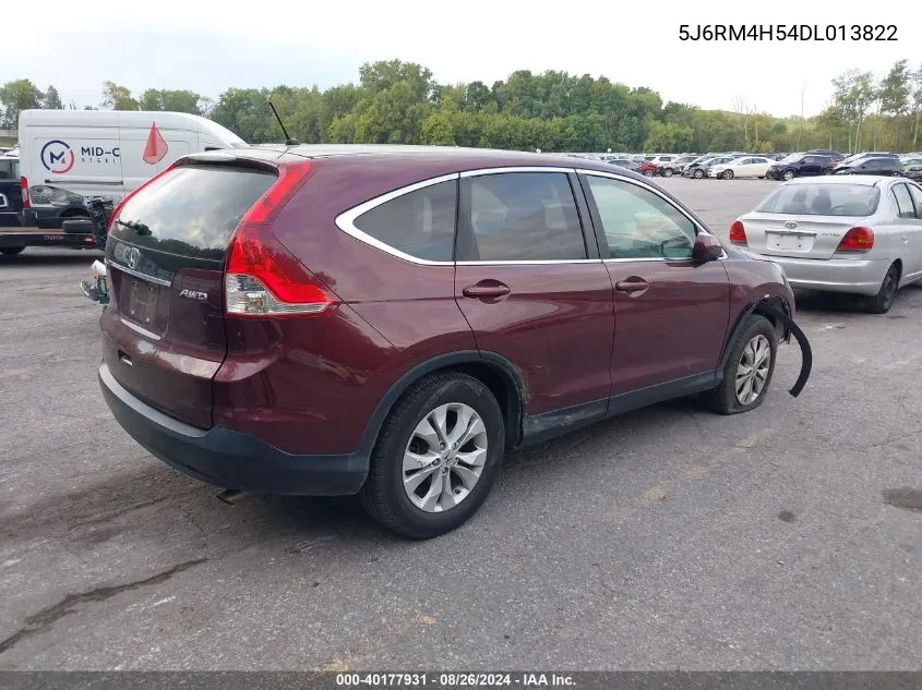 2013 Honda Cr-V Ex VIN: 5J6RM4H54DL013822 Lot: 40177931