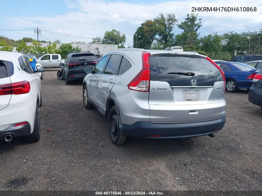 2HKRM4H76DH610868 2013 Honda Cr-V Ex-L