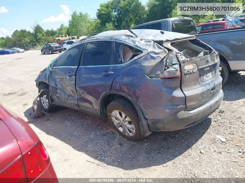 2013 Honda Cr-V Ex VIN: 3CZRM3H58DG701006 Lot: 40199396