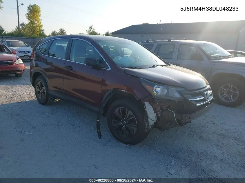 2013 Honda Cr-V Lx VIN: 5J6RM4H38DL048233 Lot: 40220800