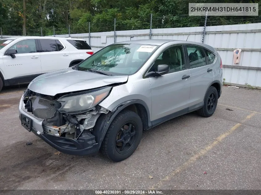 2013 Honda Cr-V Lx VIN: 2HKRM4H31DH641815 Lot: 40230391