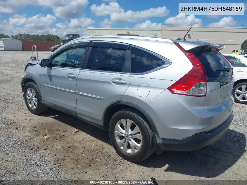 2HKRM4H75DH648169 2013 Honda Cr-V Ex-L