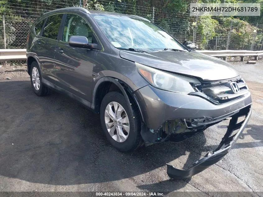 2013 Honda Cr-V Ex-L VIN: 2HKRM4H72DH681789 Lot: 40243034