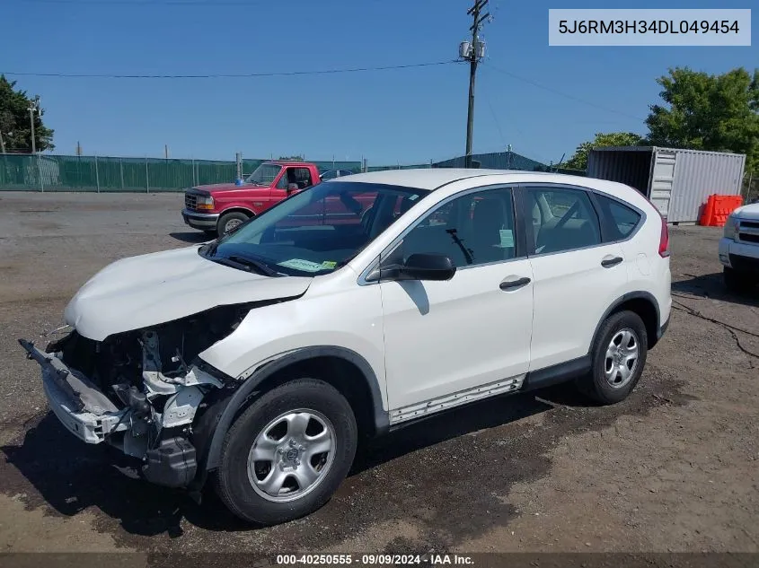 2013 Honda Cr-V Lx VIN: 5J6RM3H34DL049454 Lot: 40250555