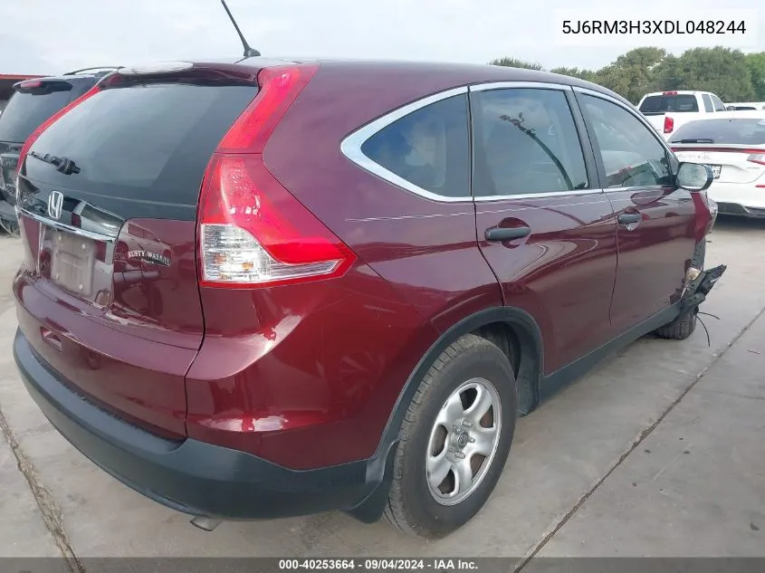 2013 Honda Cr-V Lx VIN: 5J6RM3H3XDL048244 Lot: 40253664