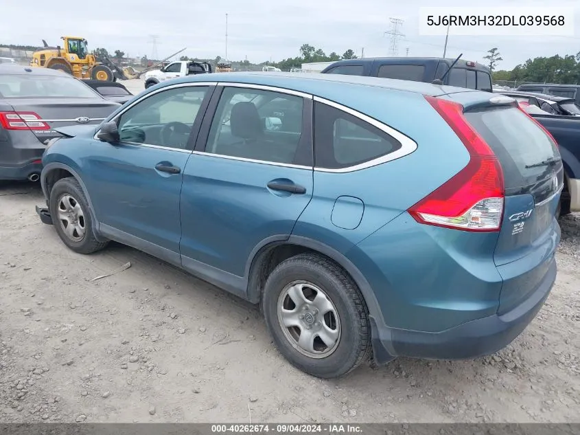 5J6RM3H32DL039568 2013 Honda Cr-V Lx