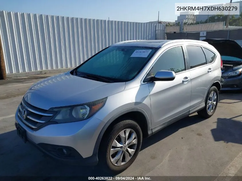 2013 Honda Cr-V Ex-L VIN: 2HKRM4H7XDH630279 Lot: 40263822