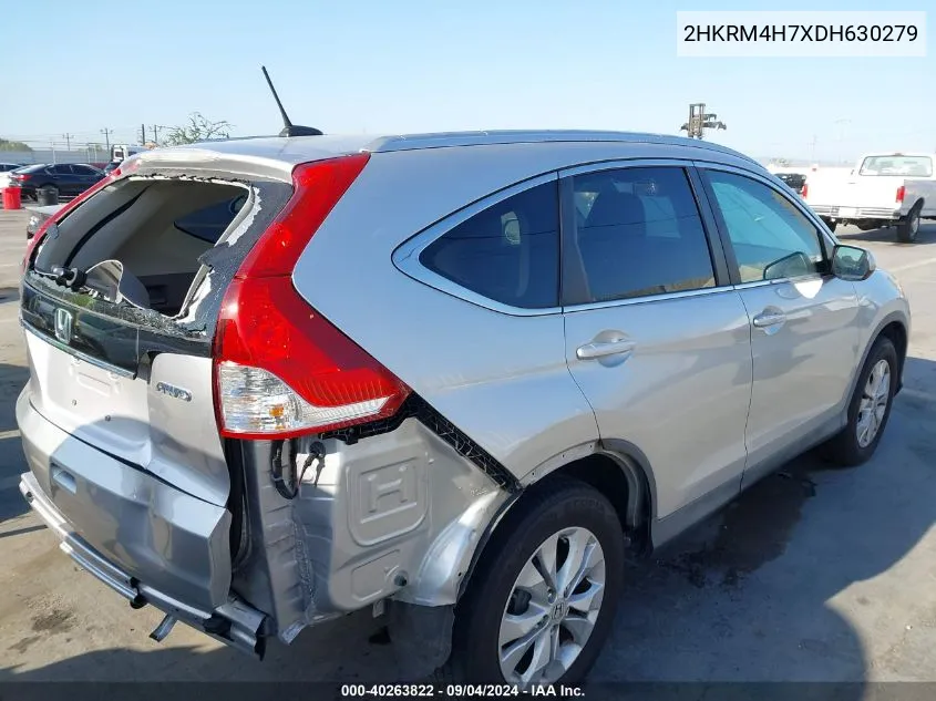 2013 Honda Cr-V Ex-L VIN: 2HKRM4H7XDH630279 Lot: 40263822