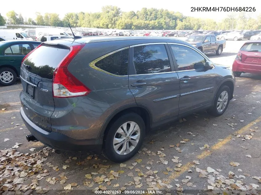 2013 Honda Cr-V Exl VIN: 2HKRM4H76DH684226 Lot: 40270263