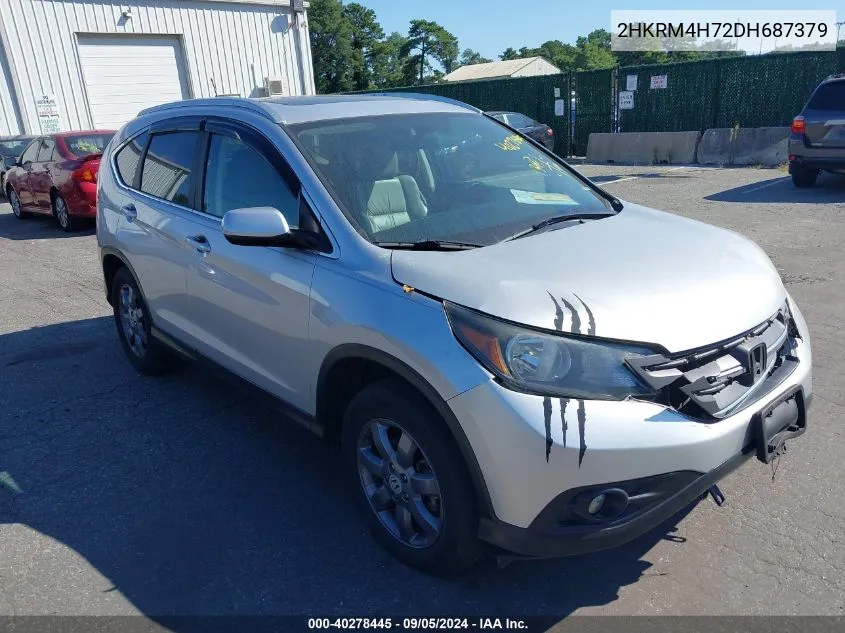 2HKRM4H72DH687379 2013 Honda Cr-V Ex-L