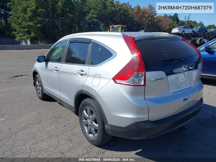 2HKRM4H72DH687379 2013 Honda Cr-V Ex-L