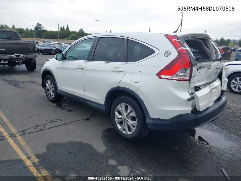 2013 Honda Cr-V Ex VIN: 5J6RM4H58DL070508 Lot: 40292156