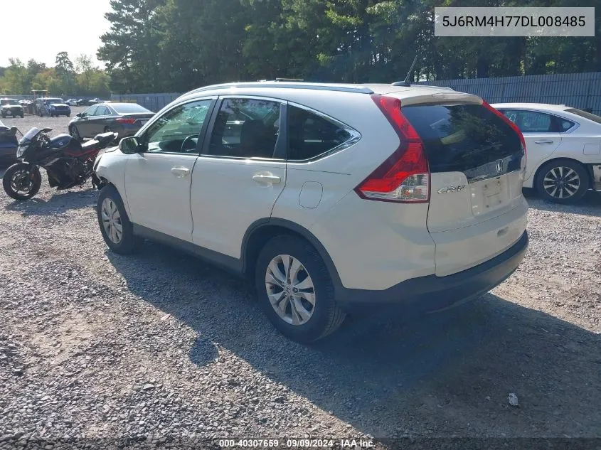 2013 Honda Cr-V Ex-L VIN: 5J6RM4H77DL008485 Lot: 40307659