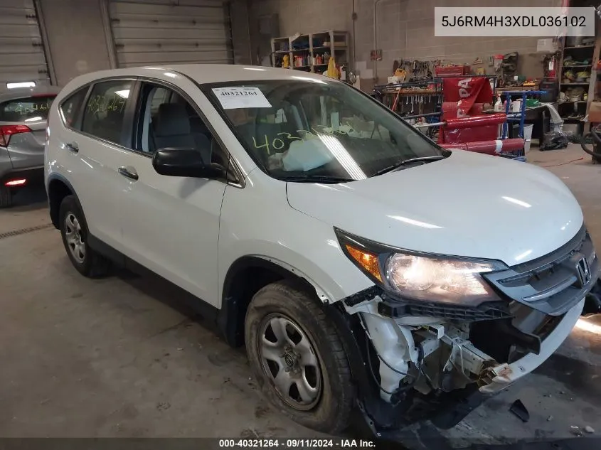 2013 Honda Cr-V Lx VIN: 5J6RM4H3XDL036102 Lot: 40321264