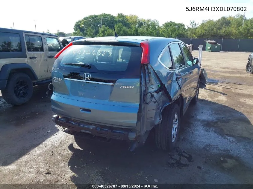 5J6RM4H3XDL070802 2013 Honda Cr-V Lx