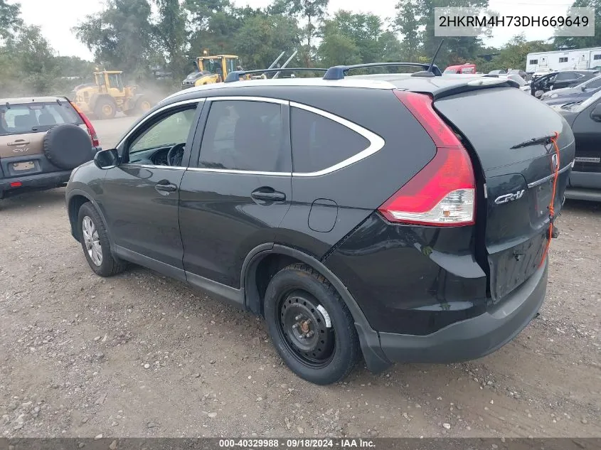 2HKRM4H73DH669649 2013 Honda Cr-V Ex-L