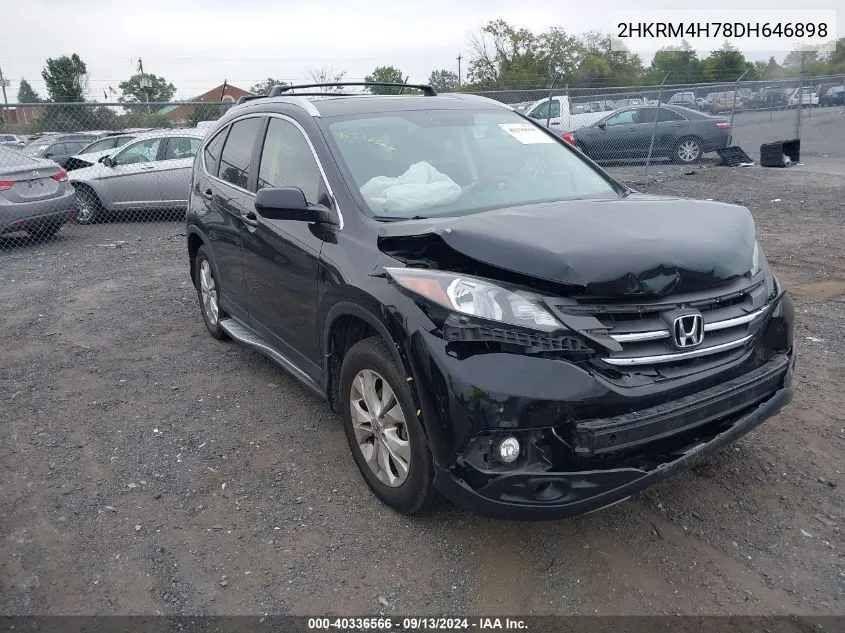 2HKRM4H78DH646898 2013 Honda Cr-V Exl