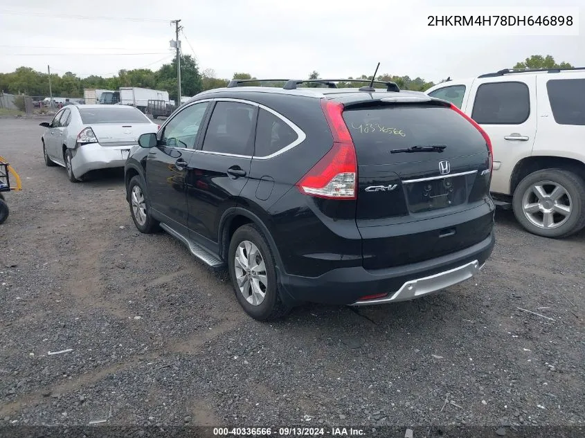 2HKRM4H78DH646898 2013 Honda Cr-V Exl