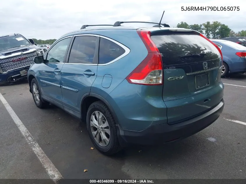 2013 Honda Cr-V Ex-L VIN: 5J6RM4H79DL065075 Lot: 40346099