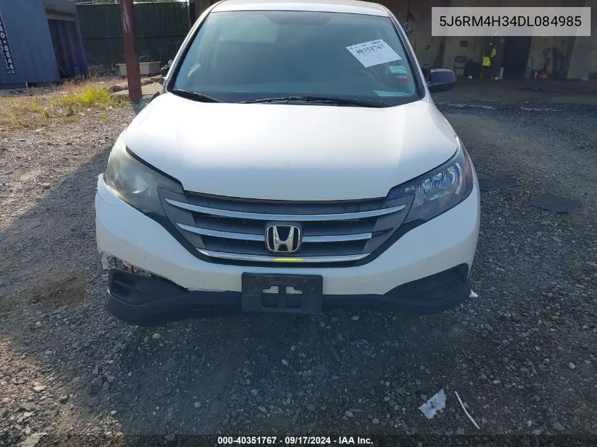 2013 Honda Cr-V Lx VIN: 5J6RM4H34DL084985 Lot: 40351767