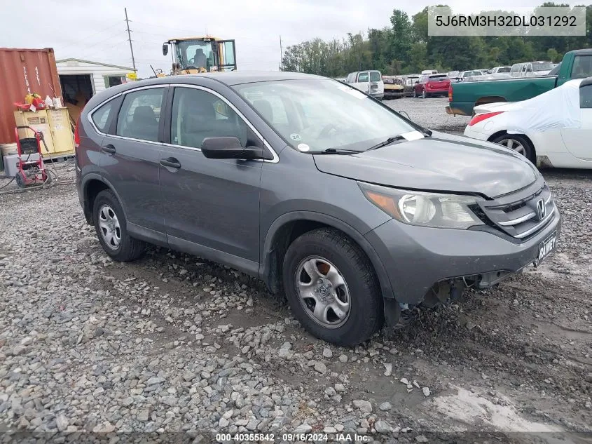 2013 Honda Cr-V Lx VIN: 5J6RM3H32DL031292 Lot: 40355842