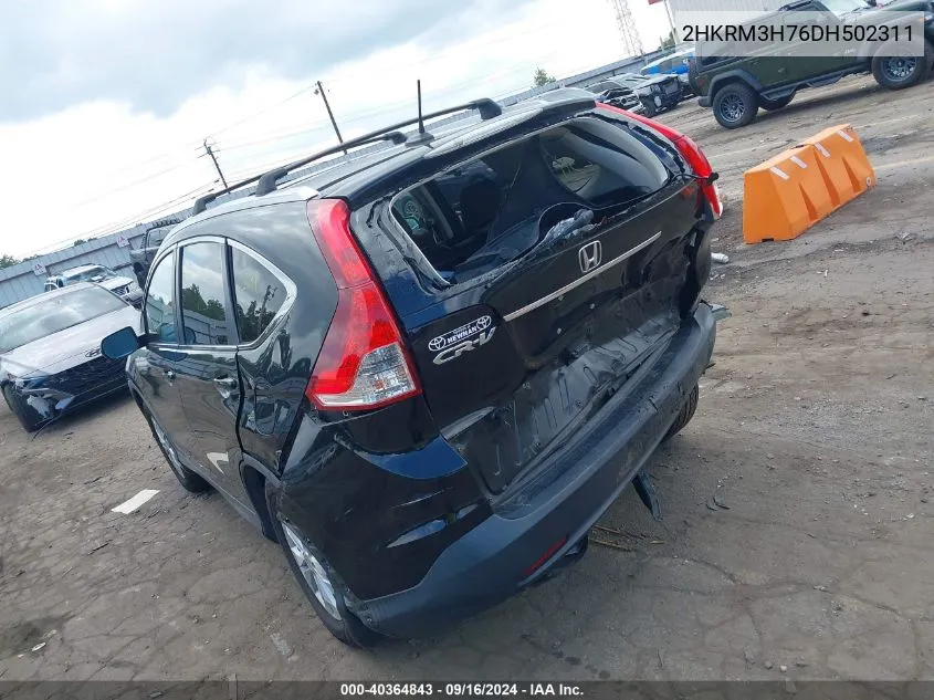 2013 Honda Cr-V Ex-L VIN: 2HKRM3H76DH502311 Lot: 40364843