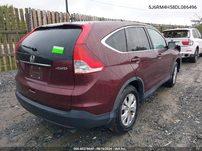 2013 Honda Cr-V Ex VIN: 5J6RM4H58DL086496 Lot: 40378640