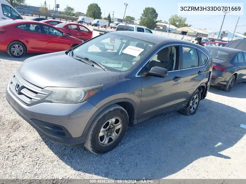 3CZRM3H33DG701669 2013 Honda Cr-V Lx