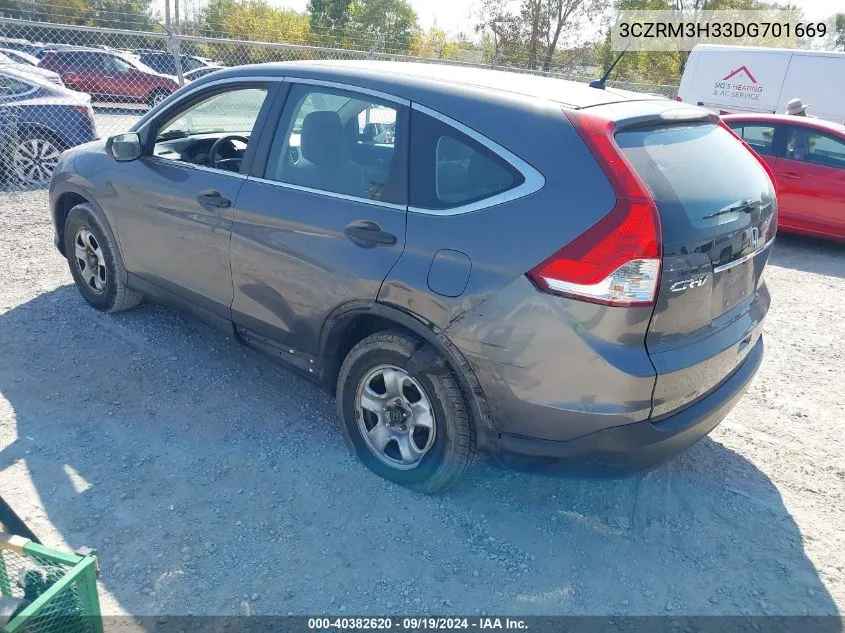 3CZRM3H33DG701669 2013 Honda Cr-V Lx