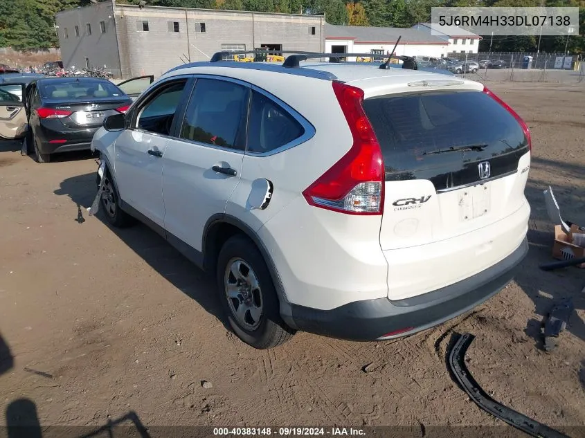 2013 Honda Cr-V Lx VIN: 5J6RM4H33DL07138 Lot: 40383148