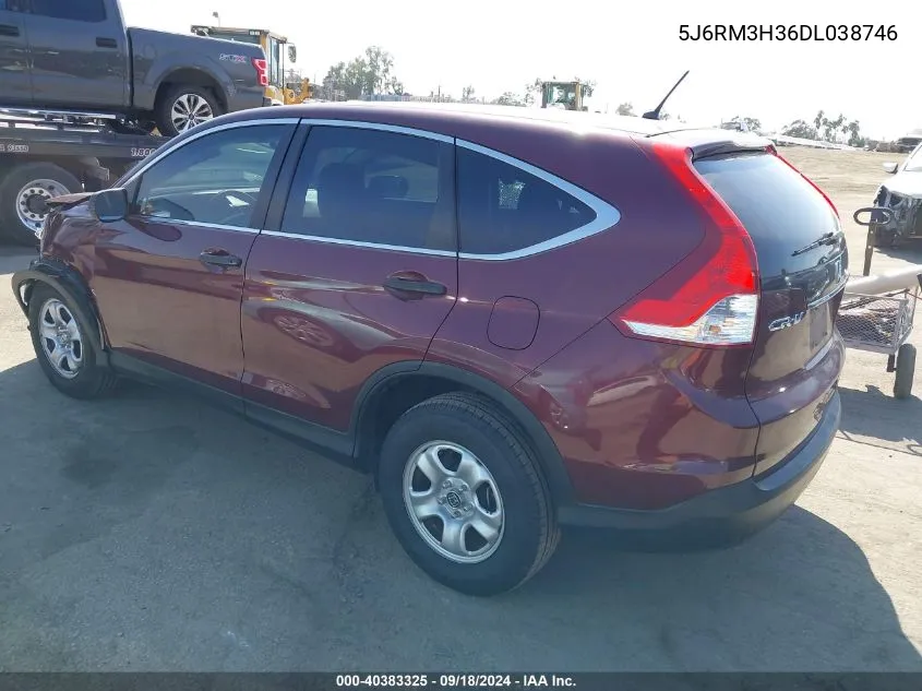 5J6RM3H36DL038746 2013 Honda Cr-V Lx