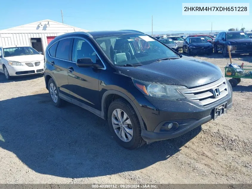 2HKRM4H7XDH651228 2013 Honda Cr-V Ex-L