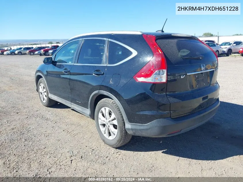 2HKRM4H7XDH651228 2013 Honda Cr-V Ex-L