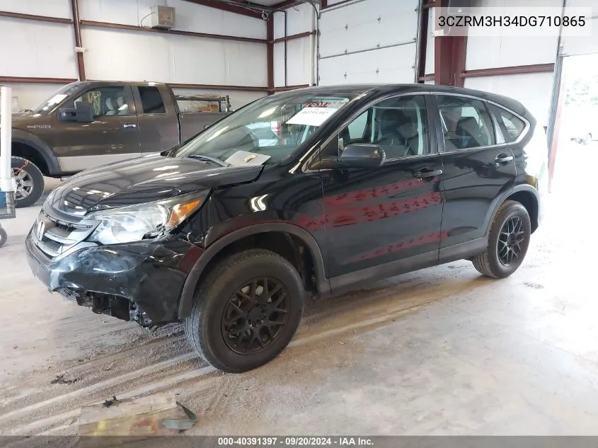 2013 Honda Cr-V Lx VIN: 3CZRM3H34DG710865 Lot: 40391397