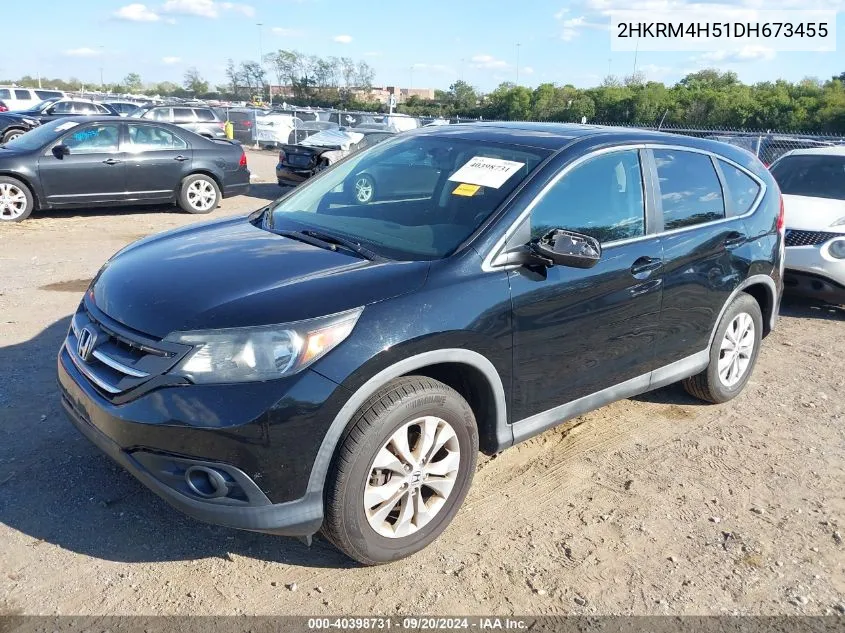 2HKRM4H51DH673455 2013 Honda Cr-V Ex