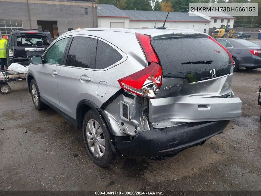 2013 Honda Cr-V Ex-L VIN: 2HKRM4H73DH666153 Lot: 40401719